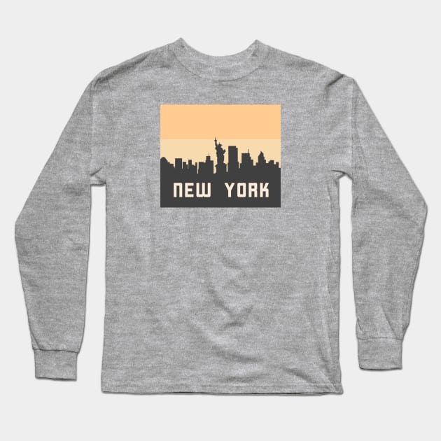 New York City Long Sleeve T-Shirt by happinessinatee